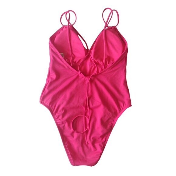 SHADE SHORE, polyester bikinis, pink, for women, size M. NWOT. - Picture 2 of 6